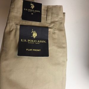 Brand New Khaki Polo Long Sleeve Pants ( Size 18)